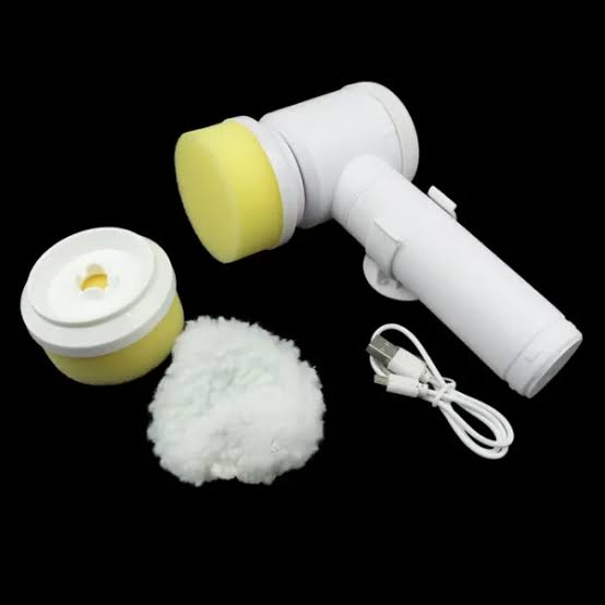 5-in-1 Electric Cleaning Brush – Cordless Rotating Scrubber for Home