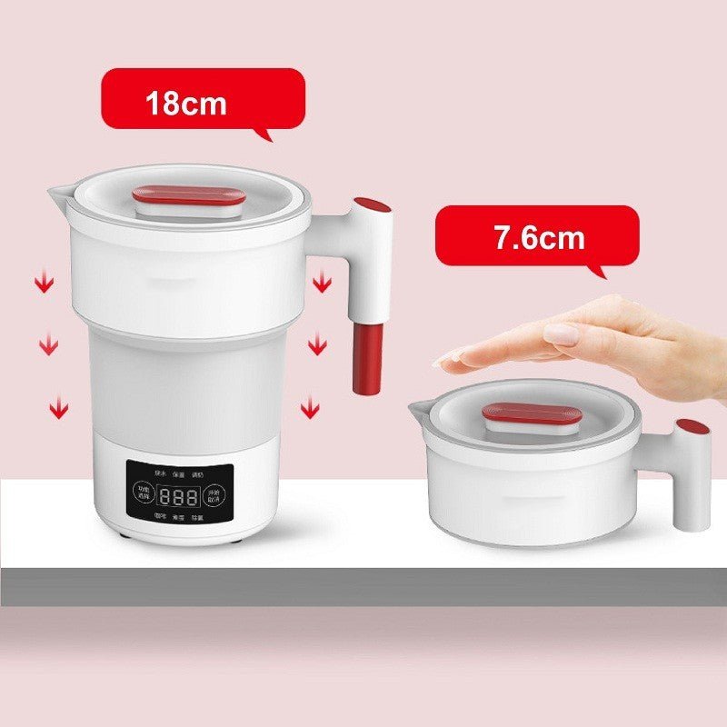 Mini Portable Travel Silicone Electric Kettle – 600ml Foldable Design
