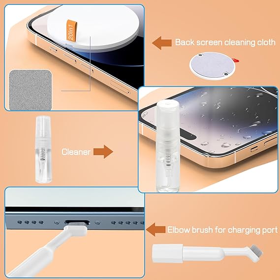 Multi-Functional Electronics Cleaning Kit – 10-in-1 Screen, Lens & Port Cleaner