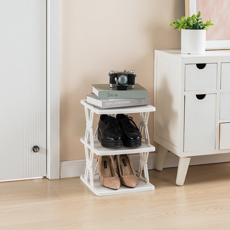 6-Tier Multifunctional Storage Rack – Stackable Shoe & Home Organizer