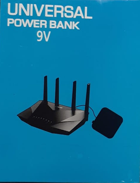 Wifi Router Power Bank 20000mAh – 9V/12V Backup for Uninterrupted Internet