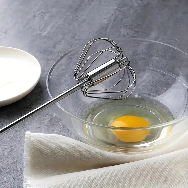 Hand Pressure Semi-Automatic Egg Beater – Manual Whisk Mixer