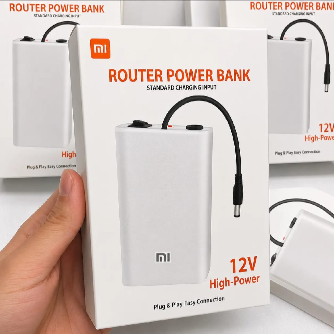Xiaomi Mi 12V Router Power Bank – Mini UPS Battery Backup for Wi-Fi Routers