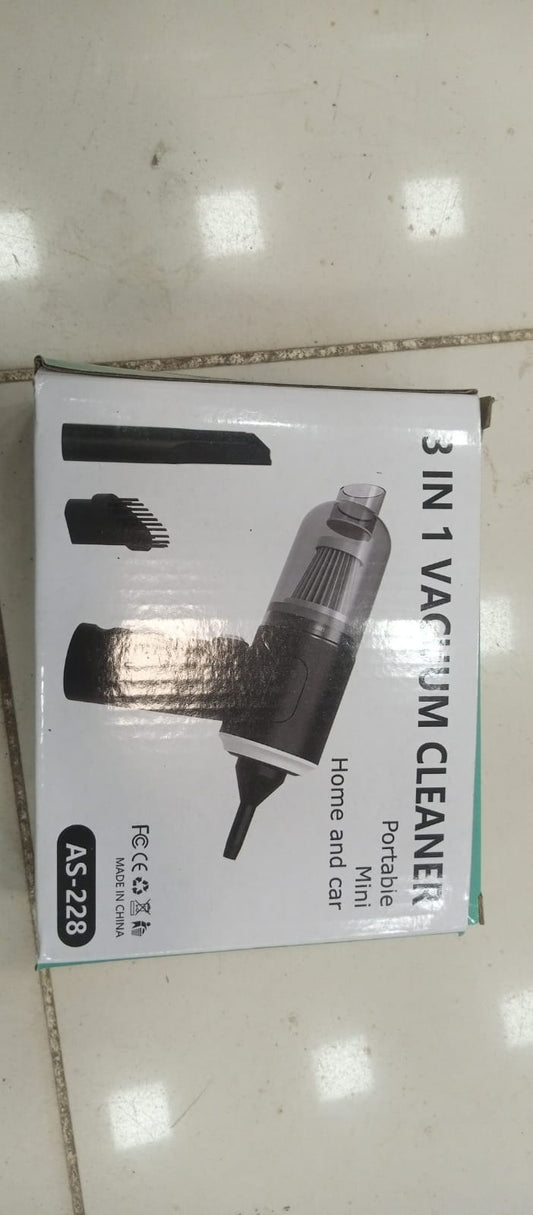 3-in-1 Portable Wireless Vacuum Cleaner – Rechargeable Cordless Mini Vacuum for Car, Home & Keyboard
