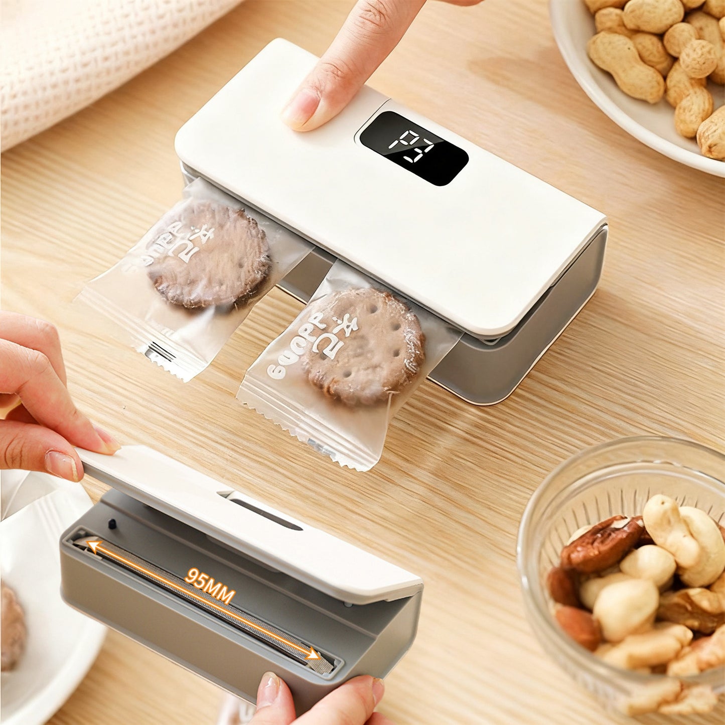 Smart Sealer LS-245 – Mini Bag Sealer for Food Freshness | Portable Kitchen Tool