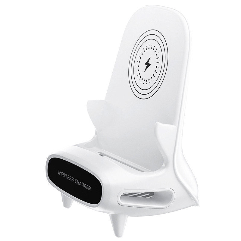 Mini Chair Wireless Charger – 15W Fast Charge Phone Holder Stand for iPhone & Android