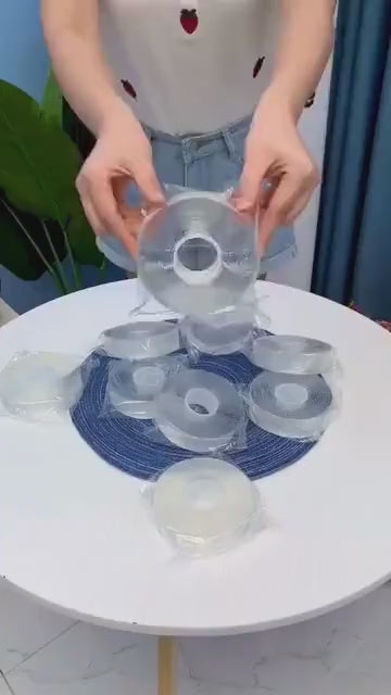 Nano Tape 3 Meter | Double-Sided Washable & Reusable Transparent Tape
