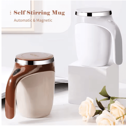 Rechargeable Magnetic Self-Stirring Mug – USB Smart Coffee Cup 380ml