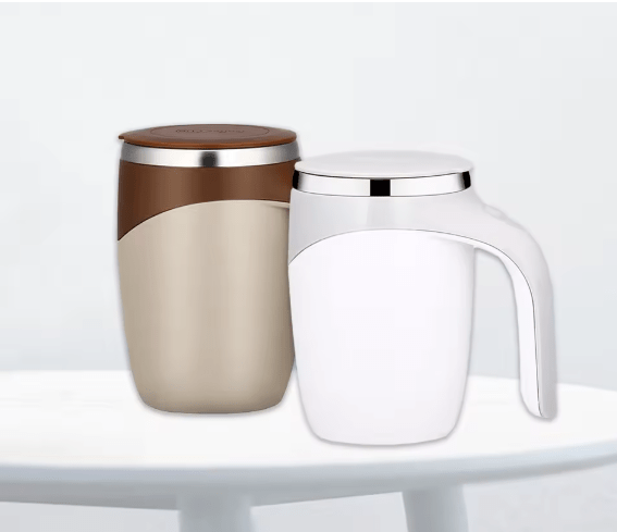 Rechargeable Magnetic Self-Stirring Mug – USB Smart Coffee Cup 380ml