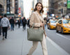 Ribbed Texture Tote Handbag – Fashion Lady Women's Shoulder Bag | Beige