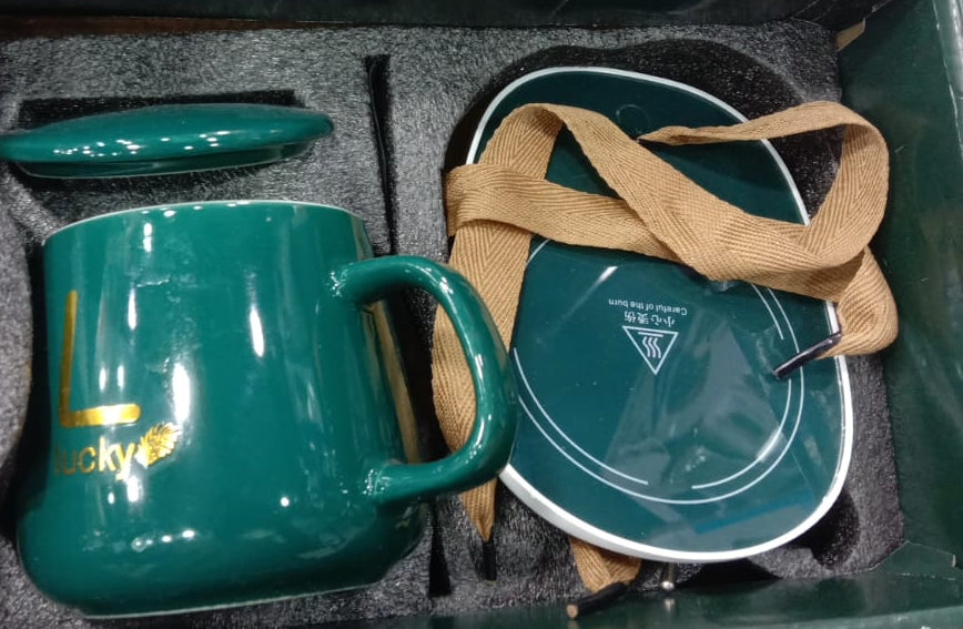Coffee Mug Warmer with Heating Pad – 16W Electric Drink Warmer for Desk & Office