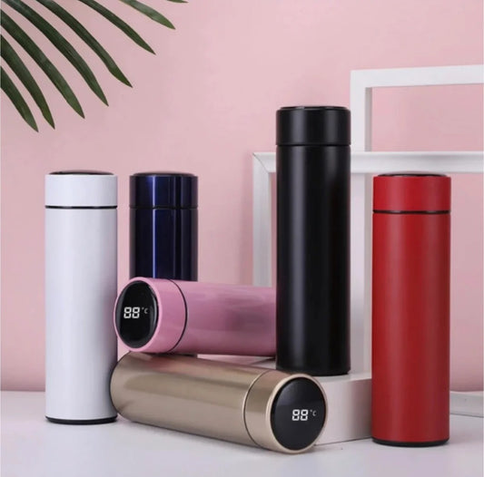 Smart LED Thermos Flask – 500ml Stainless Steel Hot & Cold Bottle