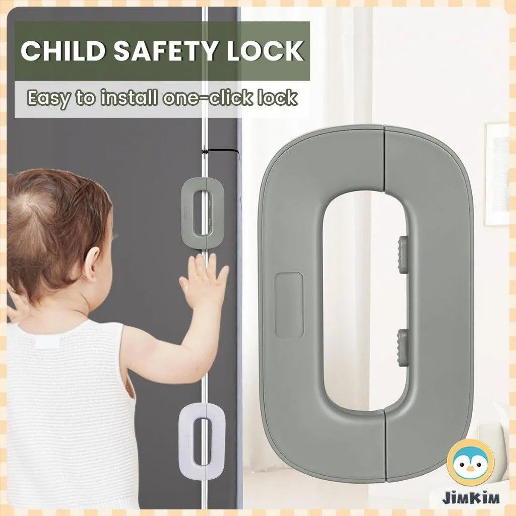 Child Safety Fridge & Cabinet Lock – Self-Adhesive Multi-Use Door Lock