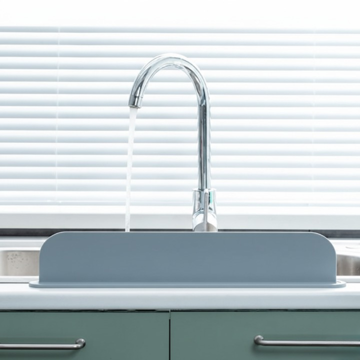 Silicone Sink Splash Guard – Flexible Water Stopper for Kitchen & Bathroom
