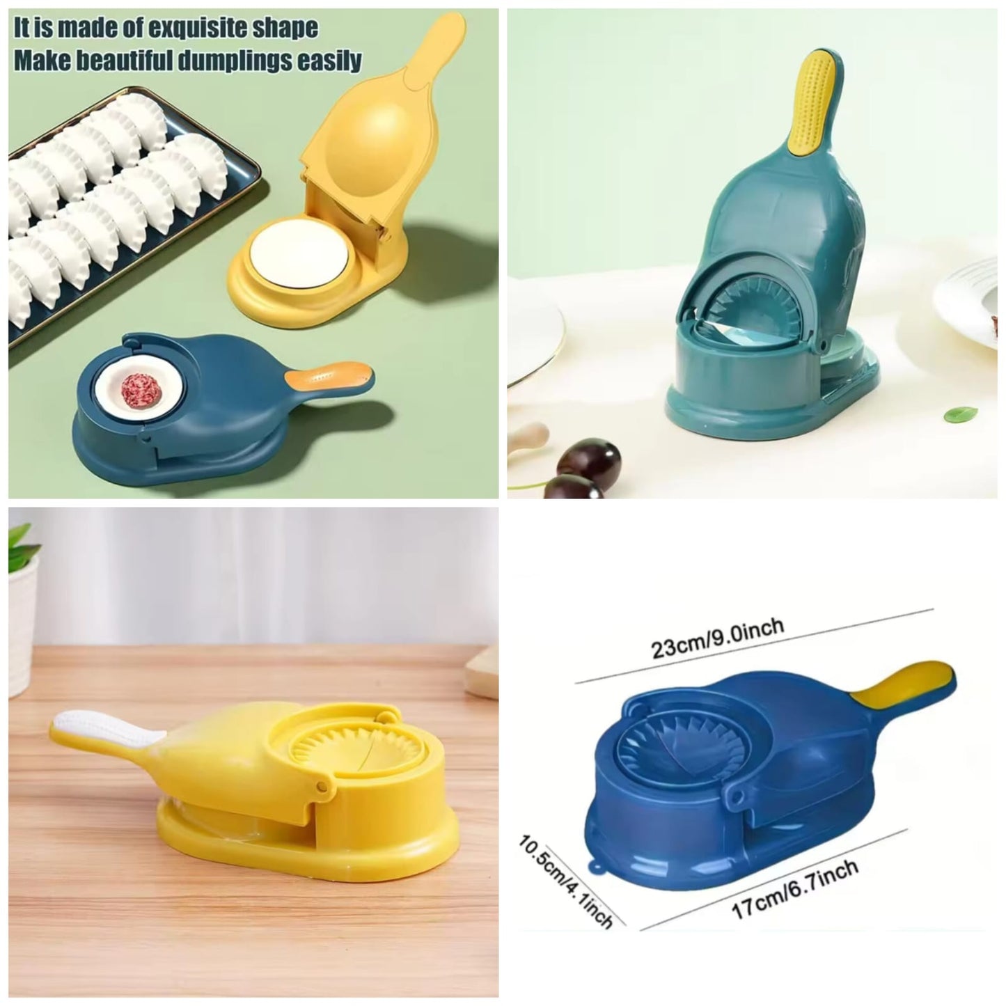2-in-1 Dumpling Maker & Dough Press – Samosa, Gujiya & Pastry Mould
