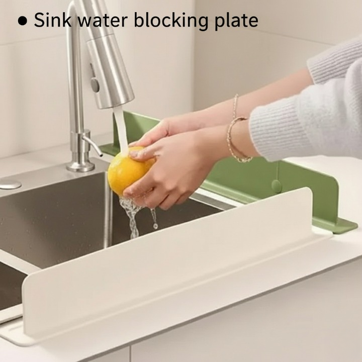 Silicone Sink Splash Guard – Flexible Water Stopper for Kitchen & Bathroom