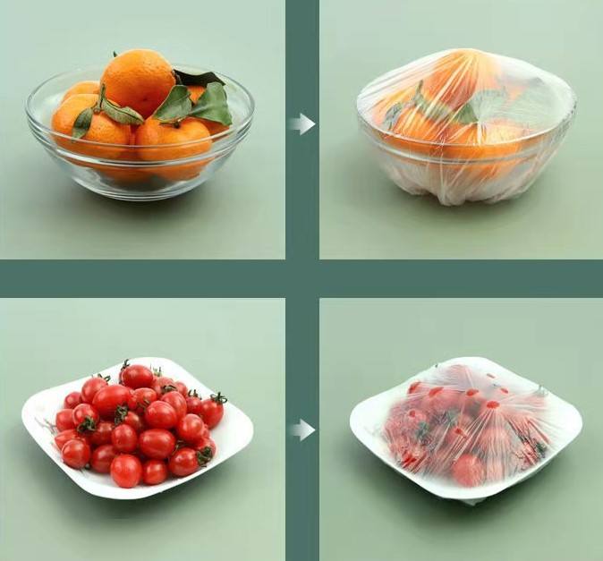 100 Pcs Stretchable Food Covers – Elastic Bowl & Plate Covers