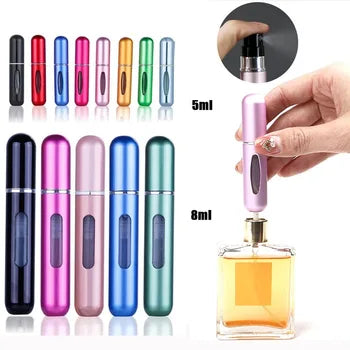 Refillable Mini Perfume Spray Bottle 5ml – Portable Leak-Proof Atomizer (Random Color)
