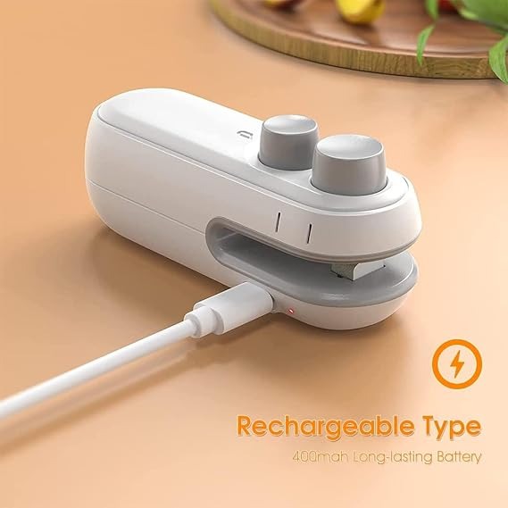 Portable USB Rechargeable Mini Bag Sealer & Cutter