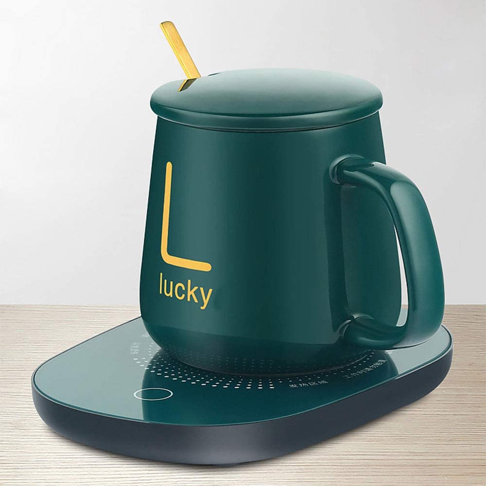 Coffee Mug Warmer with Heating Pad – 16W Electric Drink Warmer for Desk & Office