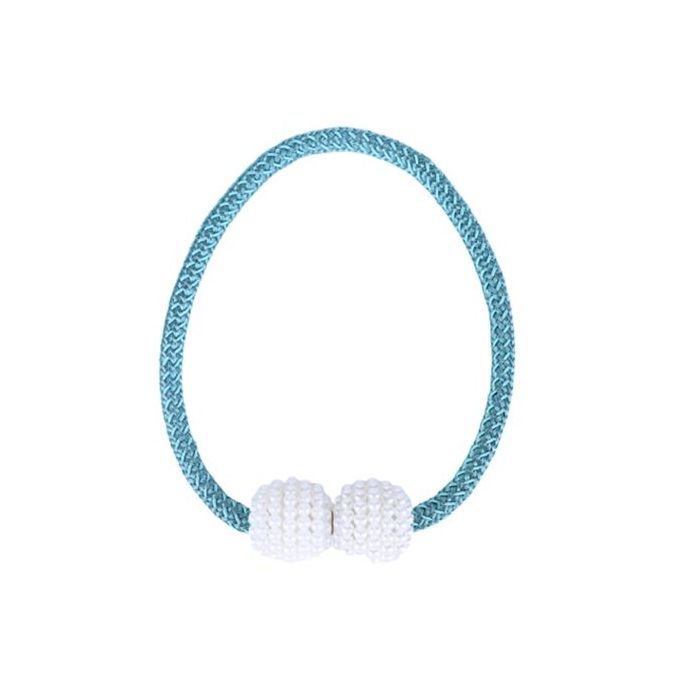 2 Pcs Magnetic Bead Curtain Tiebacks – Decorative Buckle Clip Holdbacks (Random Color)