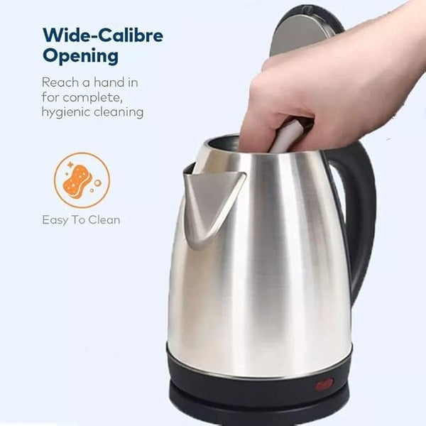 Automatic Electric Kettle 2L – Stainless Steel | LED Display & Temperature Control