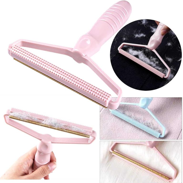 2-in-1 Lint & Pet Hair Remover Brush – Copper Blade Fabric Fuzz Shaver