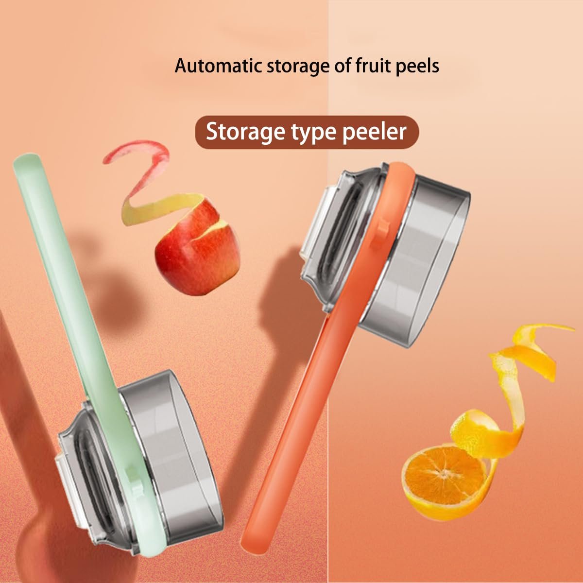 Multi-Functional Vegetable & Fruit Peeler – With Built-In Storage Container