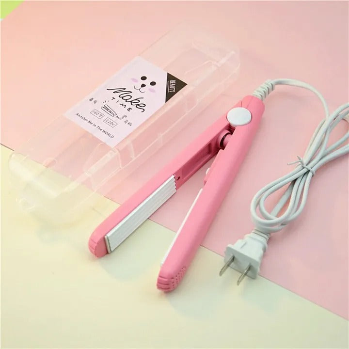 Mini Hair Straightener – Portable Travel Hair Styling Tool (Multicolor)