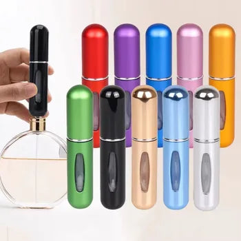 Refillable Mini Perfume Spray Bottle 5ml – Portable Leak-Proof Atomizer (Random Color)