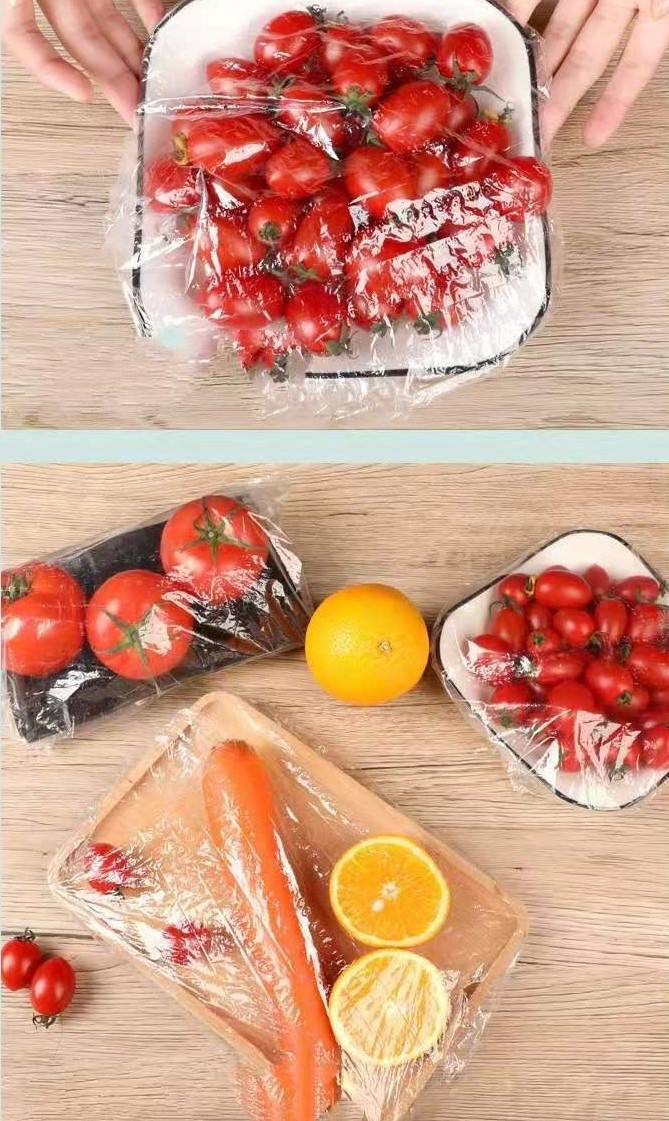 100 Pcs Stretchable Food Covers – Elastic Bowl & Plate Covers