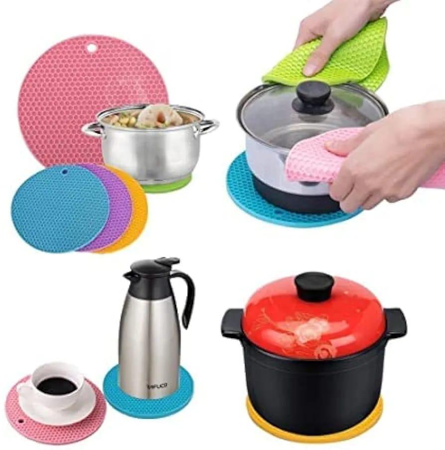Multi-Functional Silicone Heat Resistant Mat – Honeycomb Design