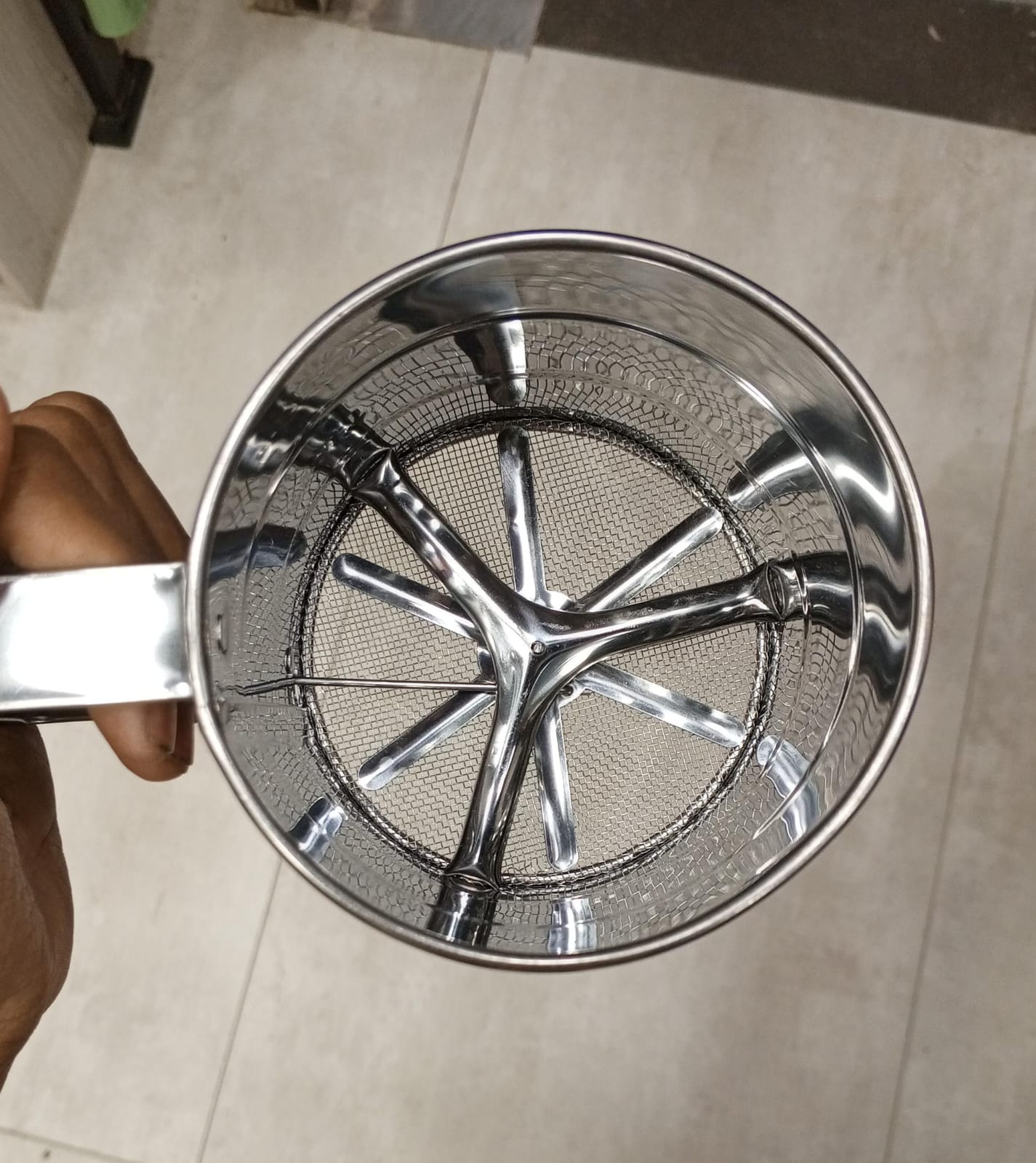 Stainless Steel Flour Sieve Cup – Handheld Baking Sifter