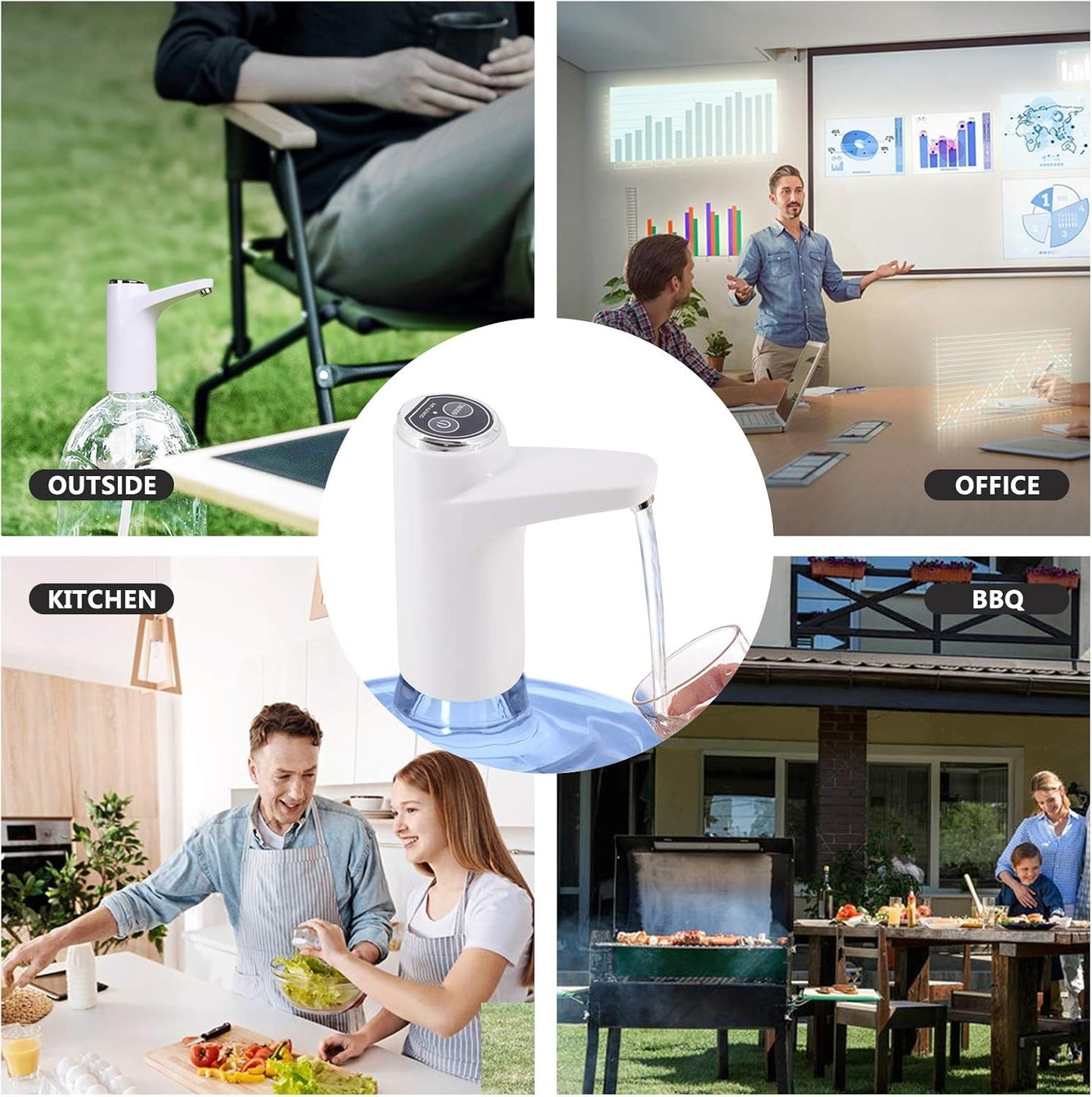 MD-03 Electric Water Pump – Rechargeable One-Touch Dispenser