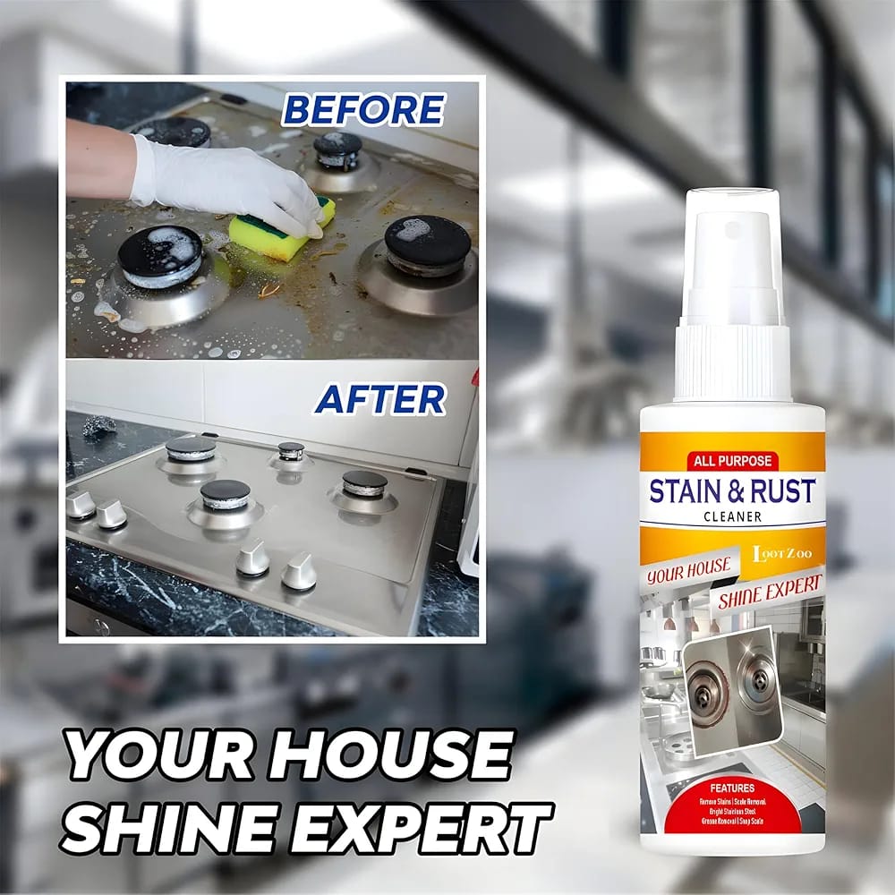 All Purpose Stain & Rust Cleaner – Powerful Multi-Surface Rust Remover (50ml)