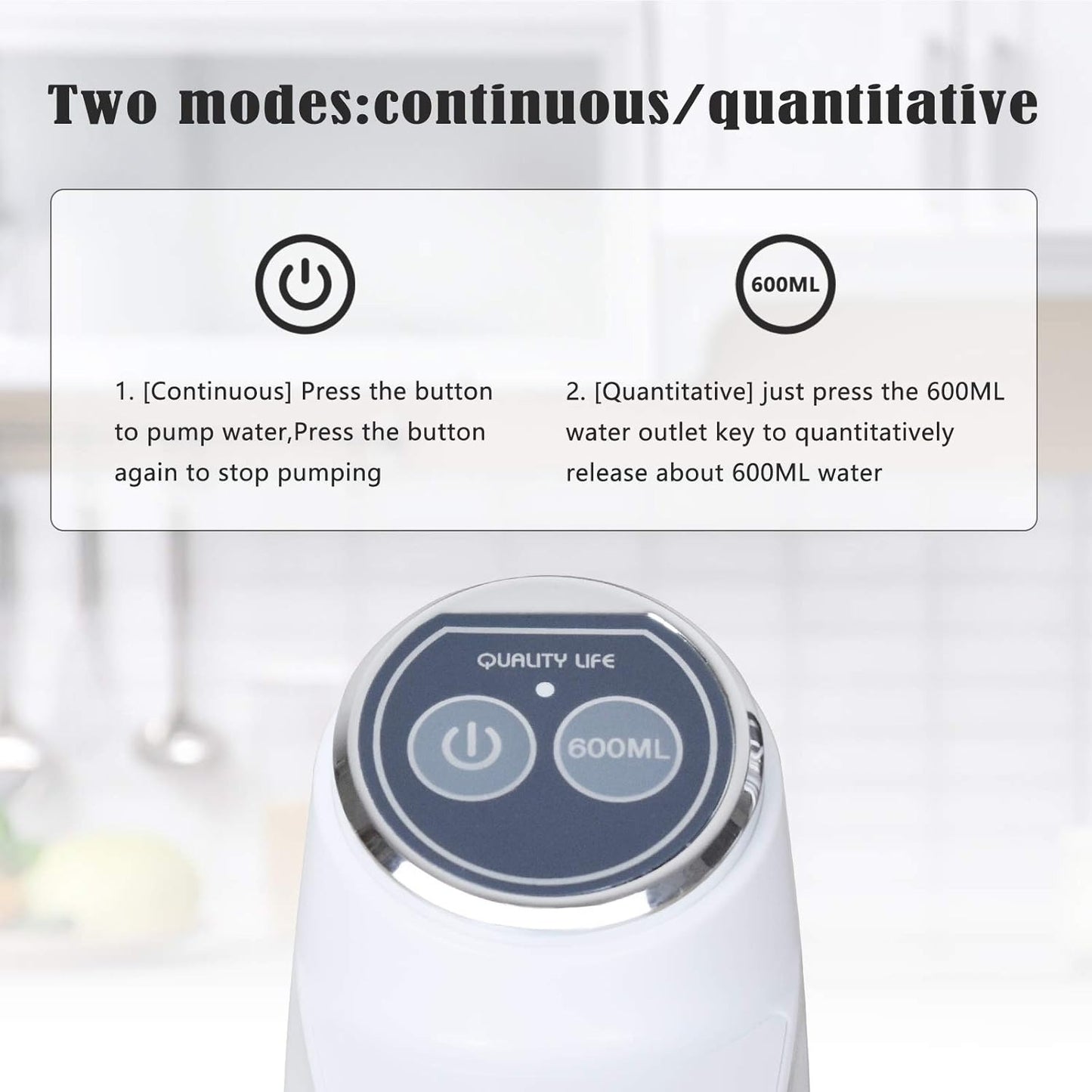 MD-03 Electric Water Pump – Rechargeable One-Touch Dispenser
