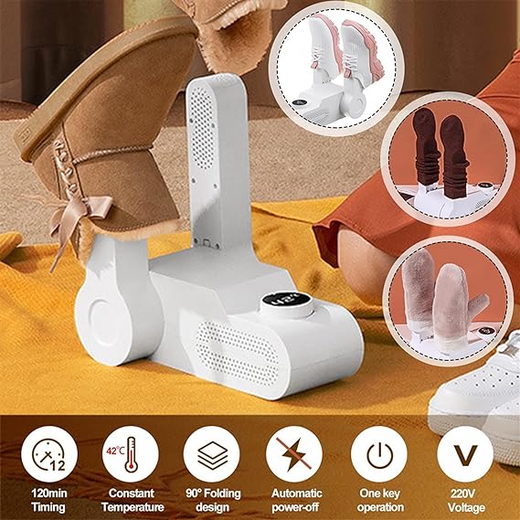 Smart Folding Shoe Dryer – Electric Constant Temperature Dryer for Shoes & Gloves